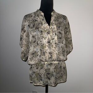 Apt 9 Floral Print Women's Top Medium